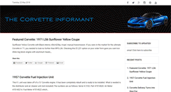 Desktop Screenshot of corvetteinformant.com